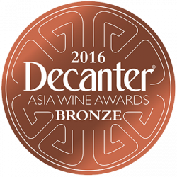 2016 Bronze - Decanter Asian Wine Awards