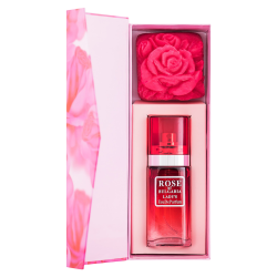 Biofresh Rose of Bulgaria Rosenblütenseife + Parfum Geschenkset | 1 Stk. Bild 2 Biofresh Rose of Bulgaria Rosenblütenseife und Parfum Geschenkset aus Bulgarien.