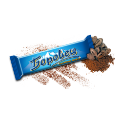 Borovets Schokowaffel Original | 55 g Borovets Schokowaffel Original mit Erdnusscreme aus Bulgarien.