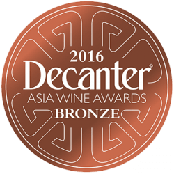 2016 Bronze - Decanter Asian Wine Awards