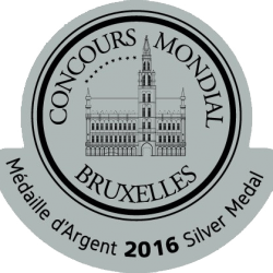 2016 Silver Medal - Concours Mondial Bruxelles