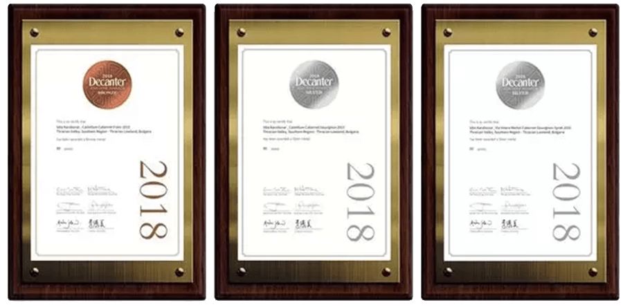 Auszeichnungen des Weinguts Via Vinera