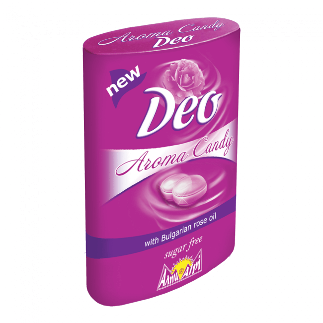 Alpi Deo Aroma Bonbons Rose Zuckerfrei Box