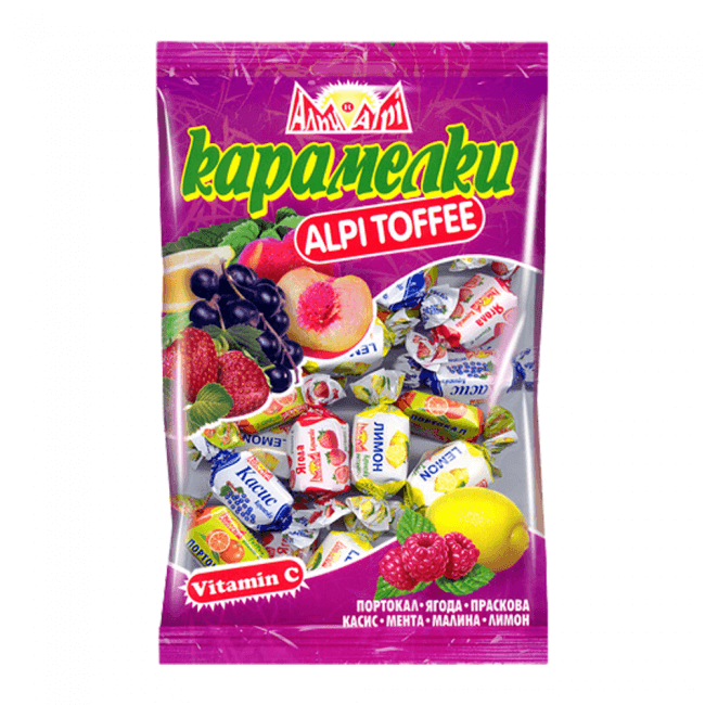 Alpi Karamelki Frucht Mix Toffee Bonbons