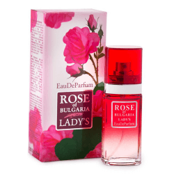 Das ist das Eau De Parfum Ladys 25ml von Rose of Bulgaria biofresh.