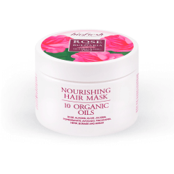 Biofresh Rose of Bulgaria Pflegende Haarmaske mit 10 Bio-Öle | 300 ml Biofresh Rose of Bulgaria Pflegende Haarmaske mit 10 Bio-Öle aus Bulgarien.