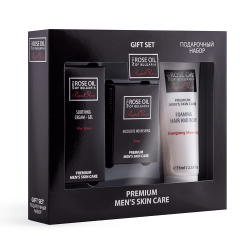 Biofresh Rose Oil of Bulgaria for Men Duschgel, Seife, After Shave Creme Gel Reiseset von Biofresh aus Bulgarien.