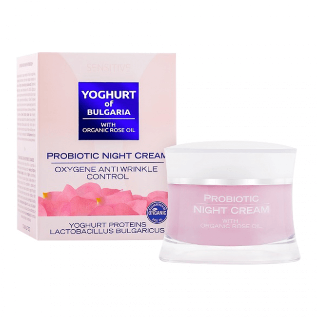 Biofresh Yoghurt of Bulgaria Organic Rose Oil Anti Falten Nachtcreme