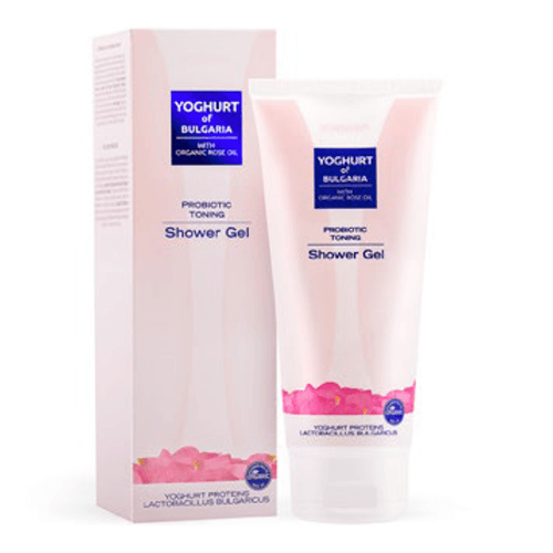 Biofresh Yoghurt of Bulgaria Organic Rose Oil Probiotisches Tonisierendes Duschgel 200ml
