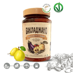 Bulcons Baclagiano Aubergine mit Quitten 470g aus Bulgarien.