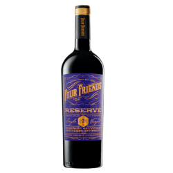 Four Friends Cabernet Sauvignon & Cabernet Franc Reserve Cuvee Rotwein aus Bulgarien.