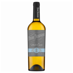 Four Friends White Cuvee Chardonnay, Viognier, Sauvignon Blanc, Pinot Gris Weisswein aus Bulgarien.