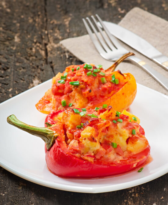 Gefüllte Paprika - Tradition in Bulgarien