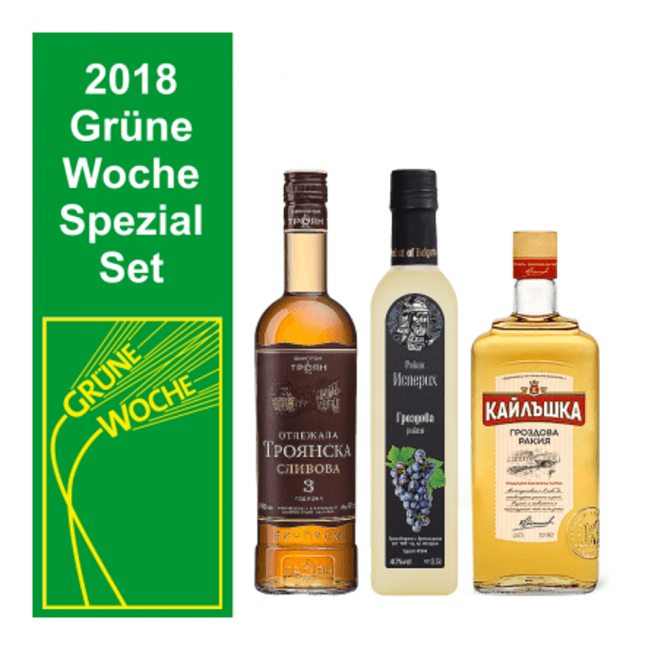 Grüne Woche Rakija Set Sliwowitz