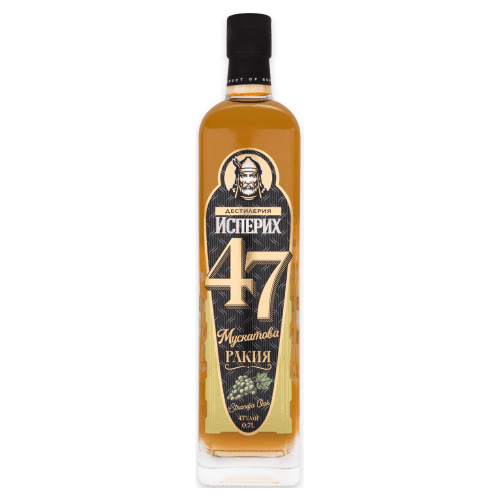 Isperih 47 Muskatova Rakija Strandja Oak aus Bulgarien.