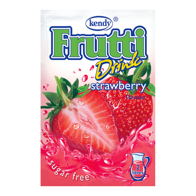 Kendy Frutti Drink Instant Getränkepulver Erdbeere