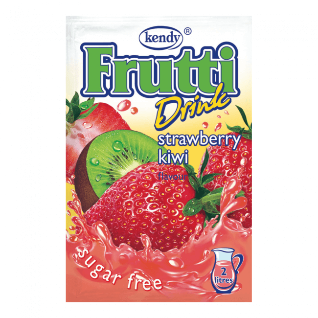 Kendy Frutti Drink Instant Getränkepulver Erdbeere Kiwi