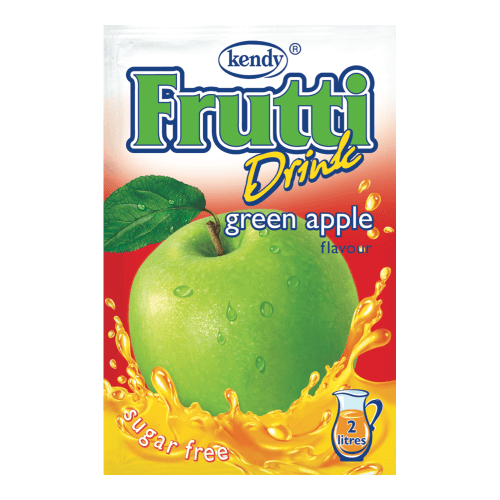Kendy Frutti Drink Instant Getränkepulver grüner Apfel