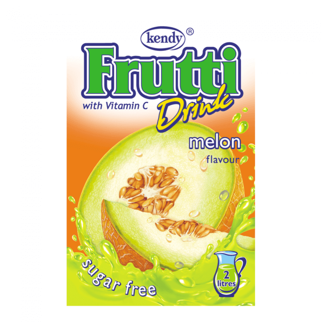 Kendy Frutti Drink Instant Getränkepulver Honigmelone