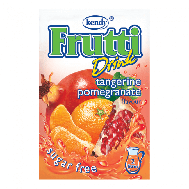 Kendy Frutti Drink Instant Getränkepulver Mandarine Granatapfel