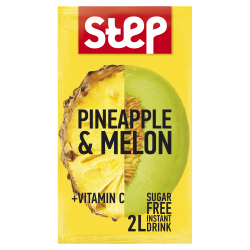 Step Instant Getränkepulver Ananas & Melone +Vitamin C | 9 g