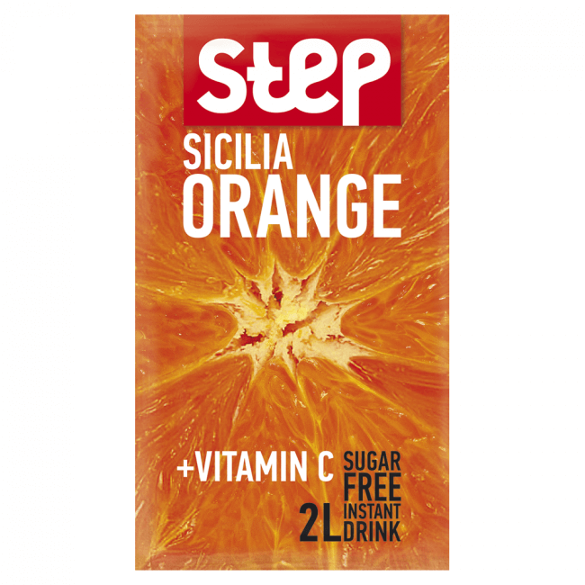 Step Instant Getränkepulver Sicilia Orange +Vitamin C 24er | 216 g Bild 1