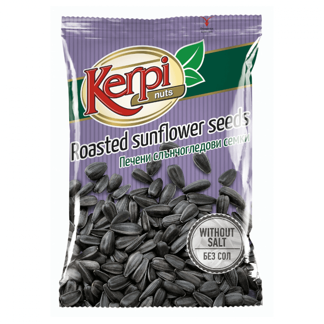 Kerpi Roasted Sunflower Seeds without Salt | 90 g Image 1 Kerpi Geröstete Sonnenblumenkerne ohne Salz aus Bulgarien.