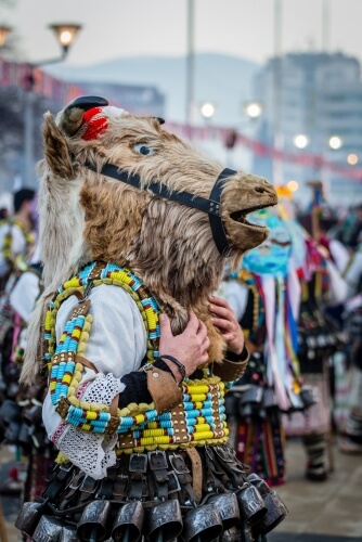 Kukeri Maske Pferdemaske