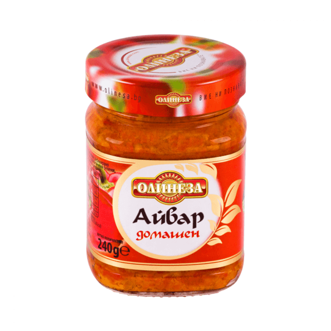Olineza Ajvar Traditionell | 240 g Bild 1 Traditionelles Ajvar von Olinesa 240g.