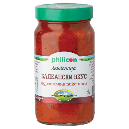 Philicon Balkanska Ljutenica pikant aus Bulgarien.