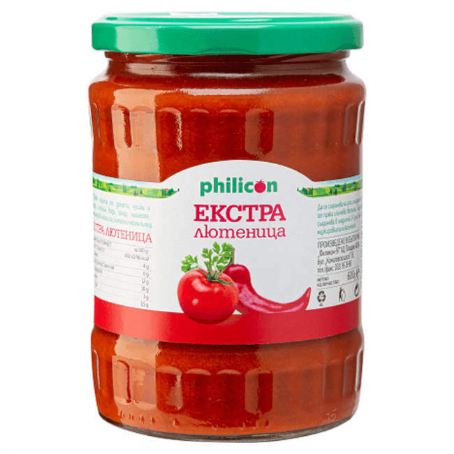 Philicon Extra Ljutenica | 600 g Bild 1 Philicon Extra Ljutenica aus Bulgarien.