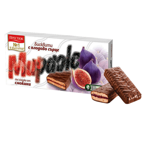 Prestige Mirage Schoko Biscuits Feige aus Bulgarien.