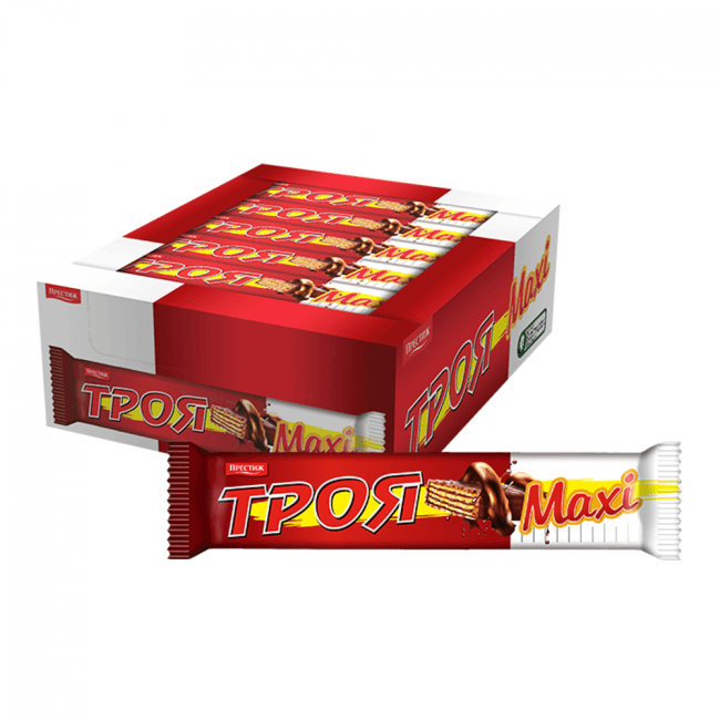 Prestige Troya Maxi Schokowaffel Classic Box 30x49g | 1,47 kg Bild 1 Prestige Troya Maxi Schokowaffel Classic Box aus Bulgarien.