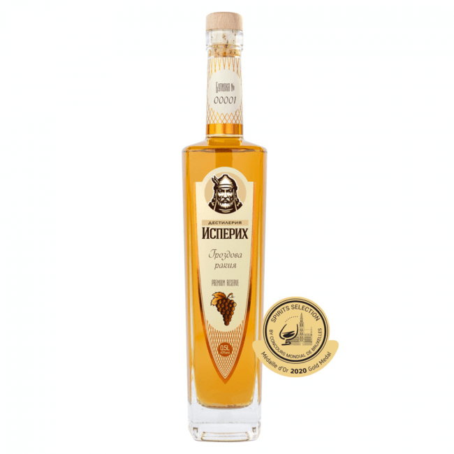 Rakia Isperih Grozdova Trauben Rakija Special Reserve aus Bulgarien.