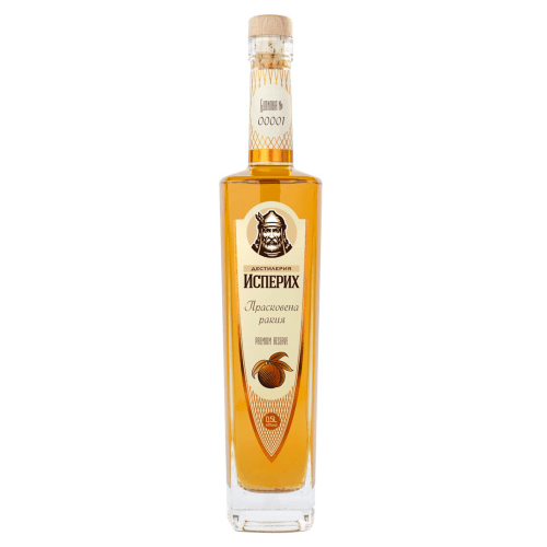 Isperih Praskovena Pfirsich Rakija Premium Reserve aus Bulgarien.