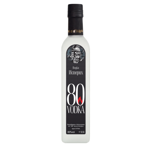 Rakia Isperih Wodka 80% aus Bulgarien.