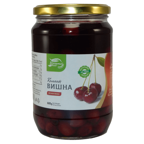 Ravema bulgarisches Kirsch Kompott aus Bulgarien.