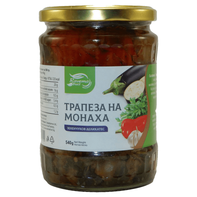 Ravema gebratene Auberginen Monakha Mönch | 540 g Bild 1 Ravema gebratene Auberginen Monakha Mönch aus Bulgarien.