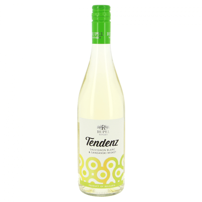 Rupel Tendenz Sauvignon Blanc & Sandanski Misket | 0,75 l Bild 1 Rupel Tendenz Sauvignon Blanc & Sandanski Misket aus Bulgarien.