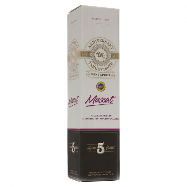 Targovishte Anniversary Muskat Special Selection Rakija 5 YO