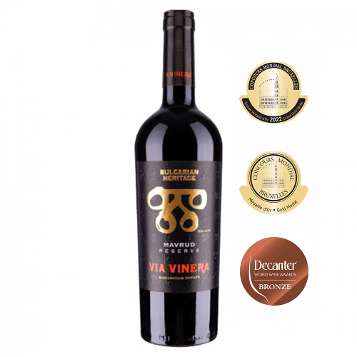 Via Vinera Bulgarian Heritage Mavrud Reserve Rotwein aus Bulgarien.