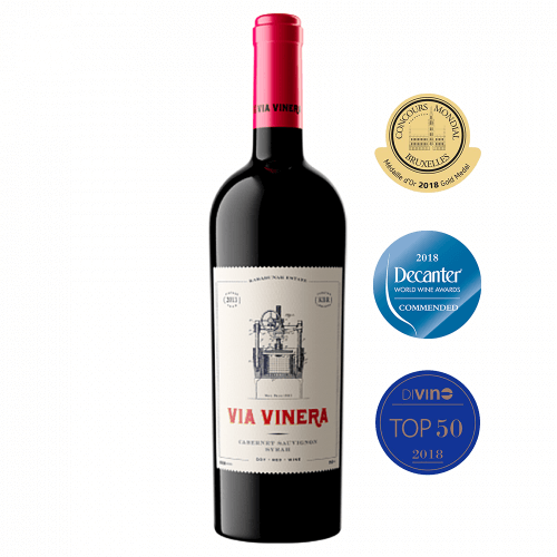 Via Vinera Cabernet Sauvignon & Syrah Cuvee Rotwein aus Bulgarien.