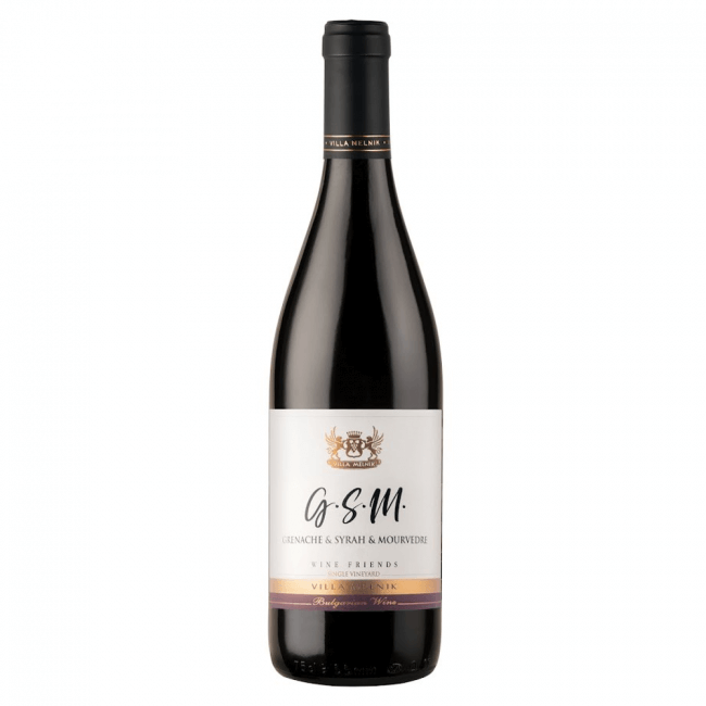 Villa Melnik GSM Grenache Syrah Mourvèdre | 0,75 l Bild 1 Villa Melnik GSM Grenache Syrah Mourvèdre aus Bulgarien.