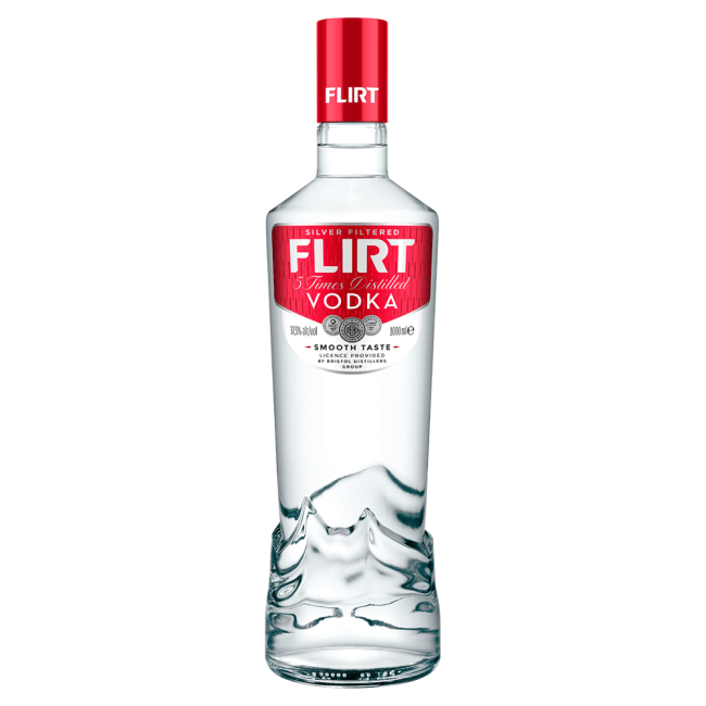 Флирт Водка | 1 l Bild 1 VP Brands Peshtera Flirt Vodka aus Bulgarien.