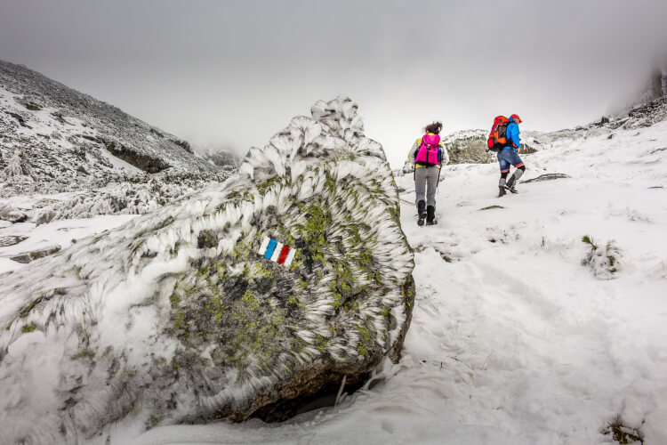 Wandern im Gebirge in Bulgarien