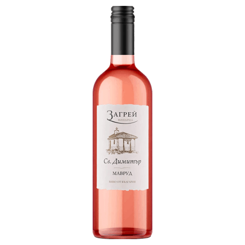 Zagreus St. Dimitar Mavrud Rose Wein aus Bulgarien.