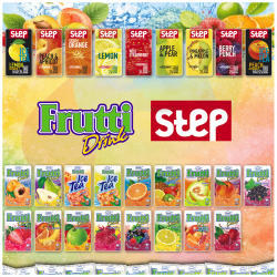 Frutti & Step Instant Getränkepulver Mix +Vitamin C Kennenlernpaket | 225,5 g Frutti & Step Instant Getraenkepulver Mix +Vitamin C Kennenlernpaket aus Bulgarien.