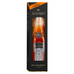 Khan Krum Brandy VSOP 8 YO Geschenkset aus Bulgarien.