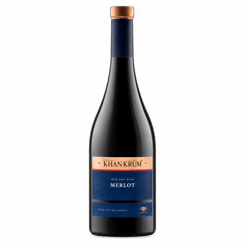 Khan Krum Merlot aus der Schwarzmeerregion in Bulgarien.