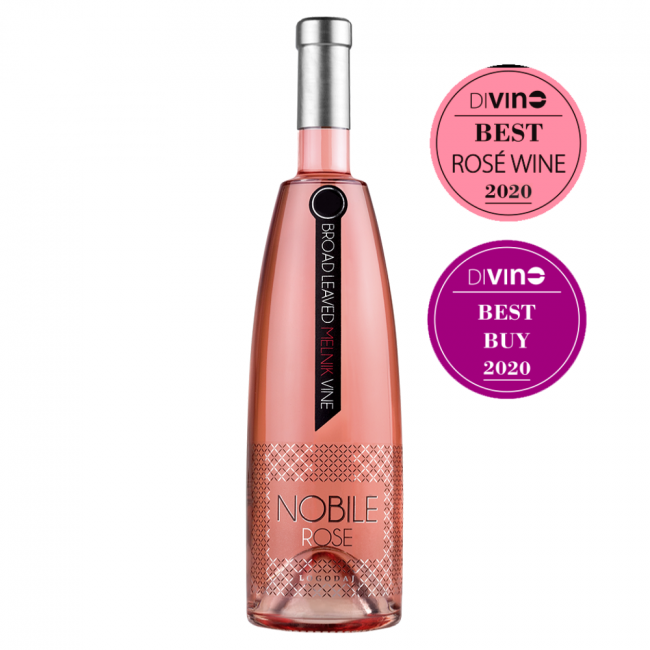 Logodaj Nobile Melnik Rose Wein aus Bulgarien.